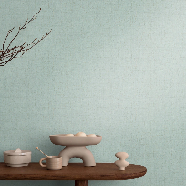 COSMOPOLITAN papier peint bleu clair turquoise - papier peint intissé moderne salle à manger 