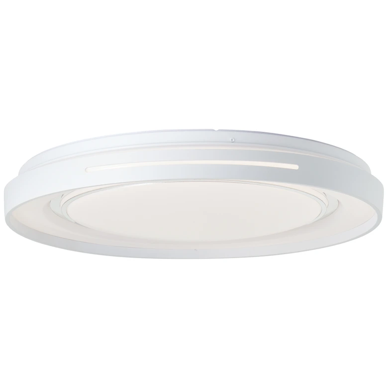 Wand- und Deckenleuchte Aurora, metallic/weiß, Ø 48,5 cm, Lampe 