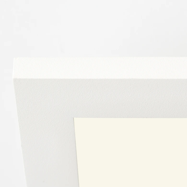 Deckenleuchte Constantin, weiß, 39,5 x 39,5 cm, LED Panel, Warmweiß, dimmbar 