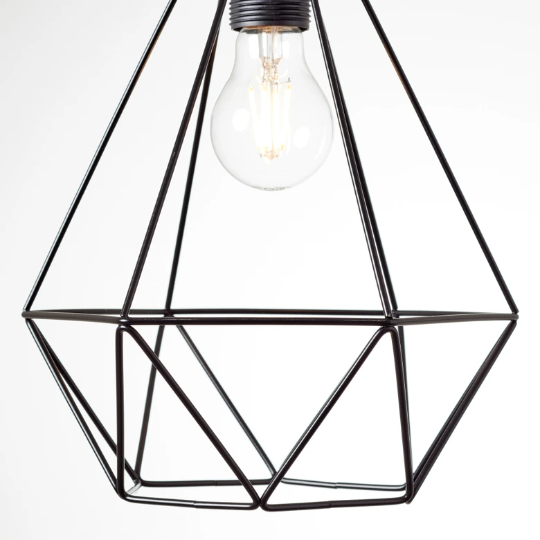Pendelleuchte Fine, braun, 110 x 25 cm, Holz Pendellampe 
