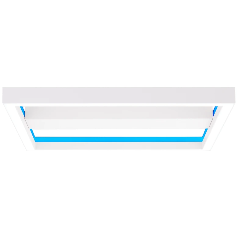 Wand- und Deckenleuchte Janis, weiß, 50 x 50 cm, Deckenlampe, dimmbar 