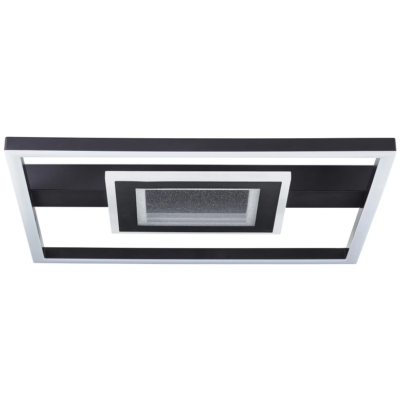 Deckenleuchte Marlies, schwarz, 5 x 37,5 cm, Metall Glitzereffekt 