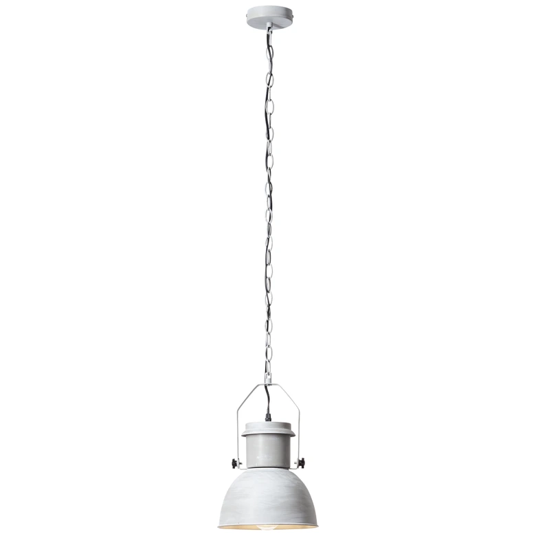 Pendelleuchte Milo, grau, 123,8 x 23 cm, Metall Pendellampe, dimmbar 