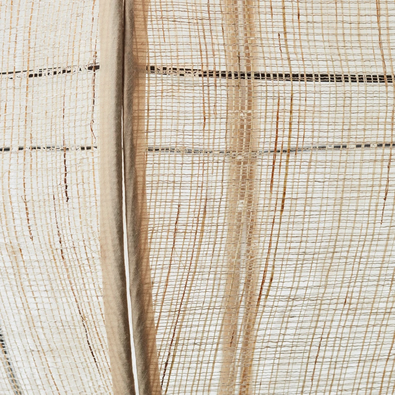Pendelleuchte Paula, braun, 165 x 47 cm, Textil Pendelleuchte 