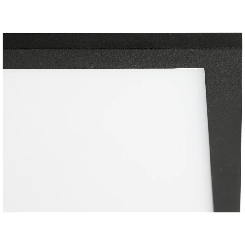 Aufbaupaneel Constantin, schwarz, 29,5 x 29,5 cm, Metall Led panel 