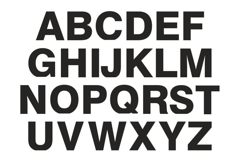 Decorative Letters 26 letters 