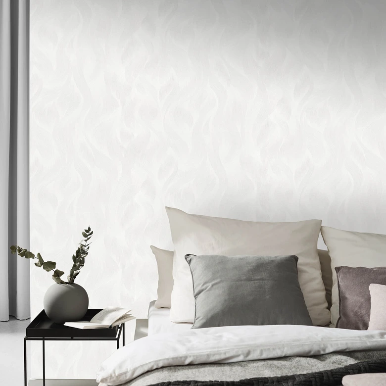 ELLE Decoration Vliestapete hellgrau 