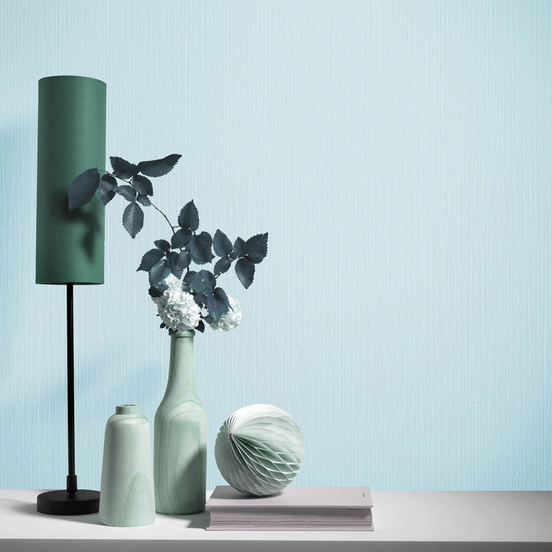 ELLE Decoration Vliestapete türkis 