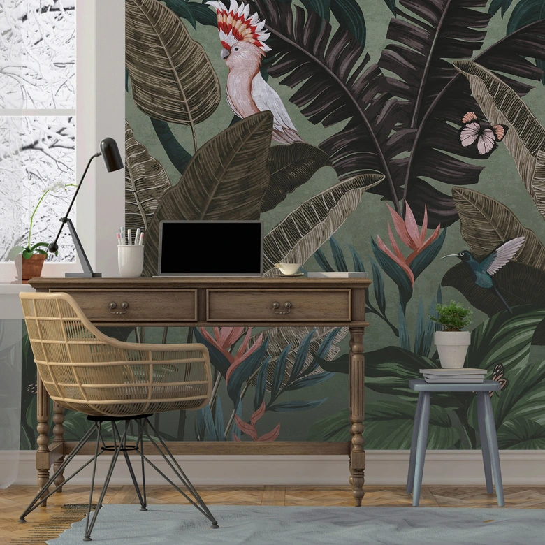 Digitaltapete Tropical Twilight in 1,5x2,7m Fashion for Walls 4 von Guido Maria Kretschmer 