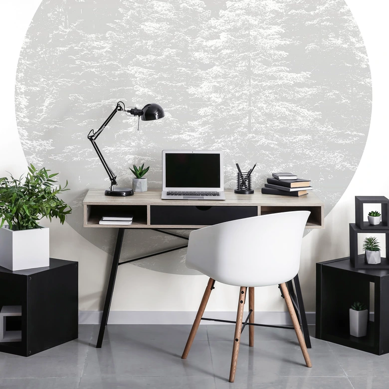 Digitaltapete Hazy Pines in 1,4 m x 1,4 m Fashion for Walls 4 von Guido Maria Kretschmer 