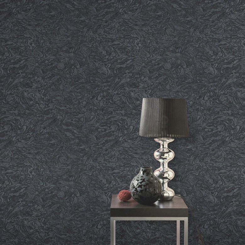 ELLE Decoration 3 non-woven tapet svart 