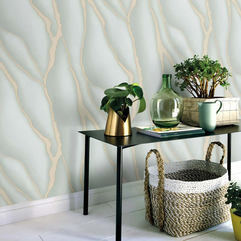 Papel pintado no tejido ELLE Decoration 3 verde 