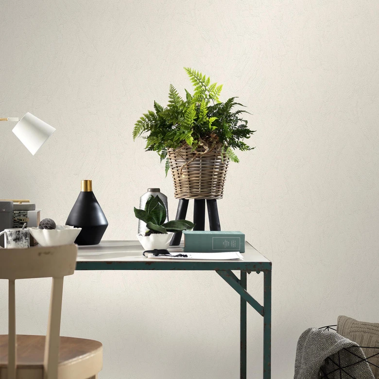 Papel pintado no tejido Erismann Focus crema 