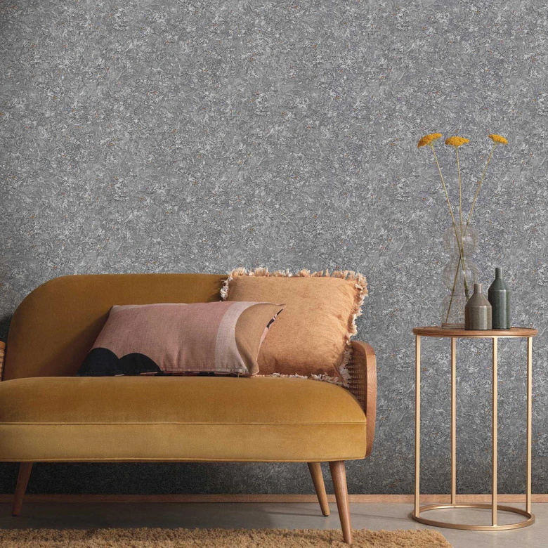 Tapeta flizelinowa Erismann Focus szara 