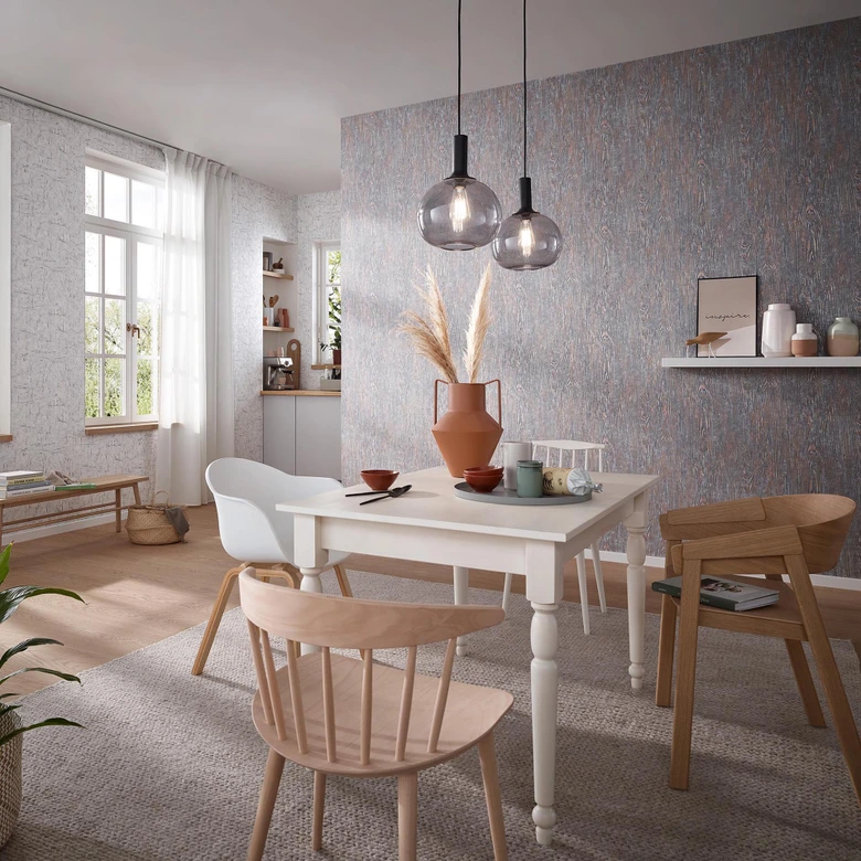 Tapeta flizelinowa Erismann Focus szara 