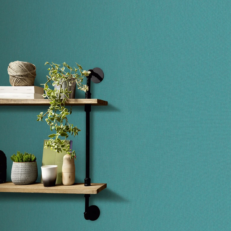 Non-woven tapet Erismann Martinique turkos 