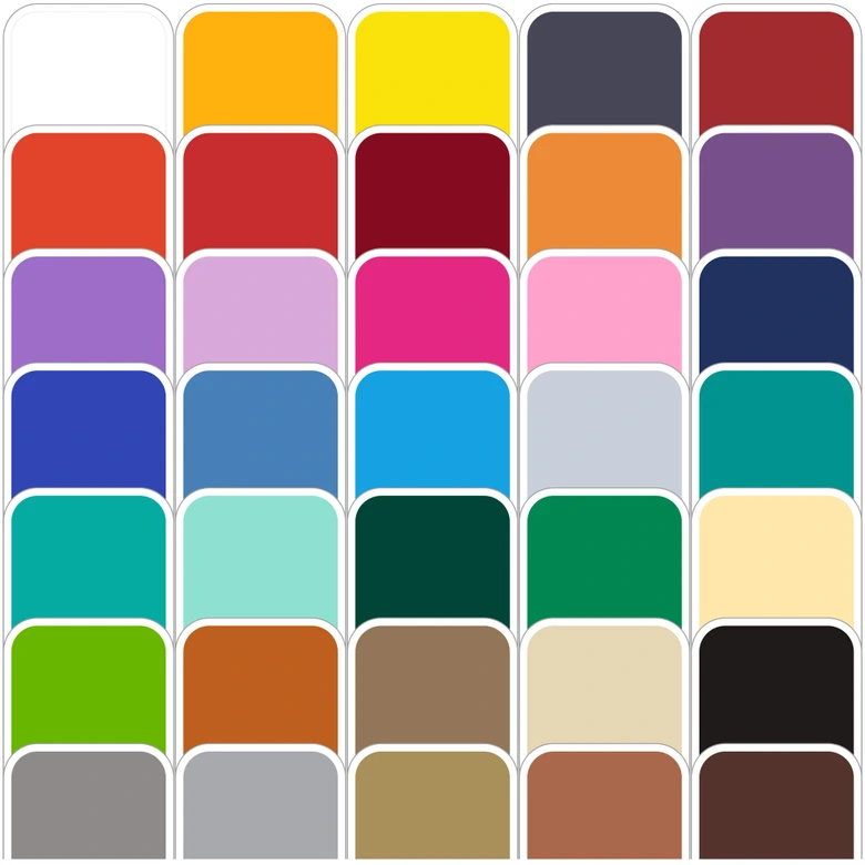 Wandtattoo rund - einfarbig 