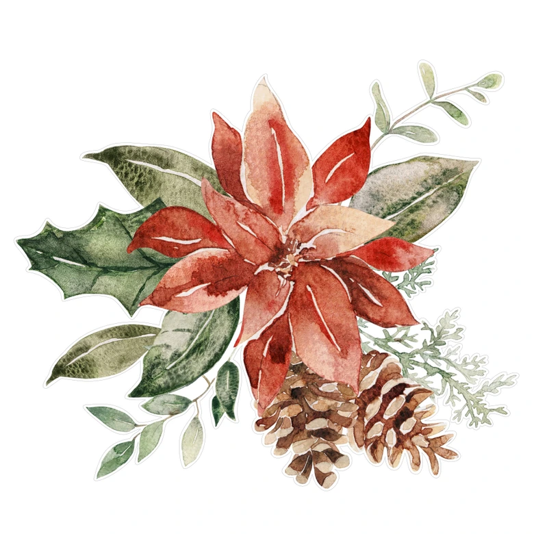 Sticker pour fenêtre Étoile de Noël  