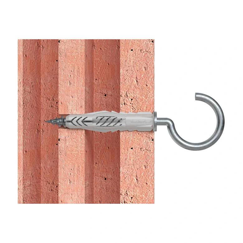 fischer - Uniwersalna wtyczka UX 6 x 35 RH z okrągłym hakiem 