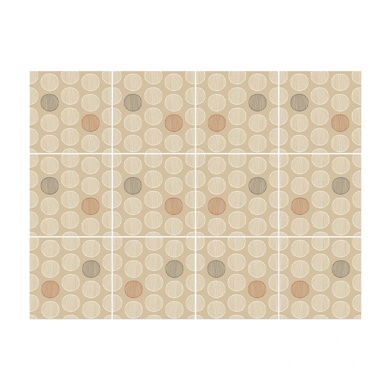 Autocollants pour Carrelage Boho - Lot de 12 