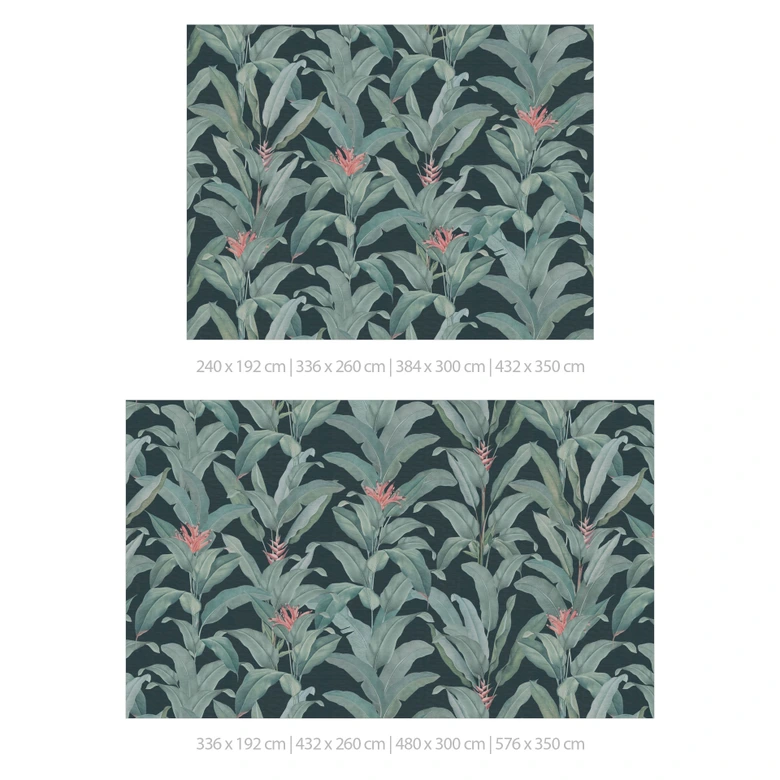 Fototapete Dschungelpflanzen - Urban Jungle Tropenblätter Grün - Bloomery Decor 