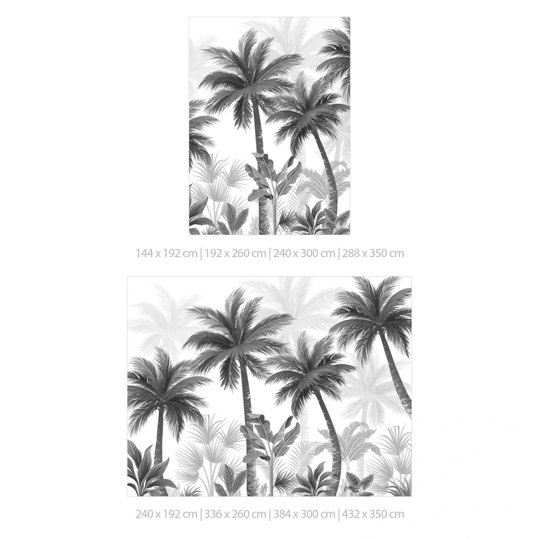 Fototapete Exotische Palmenlandschaft 