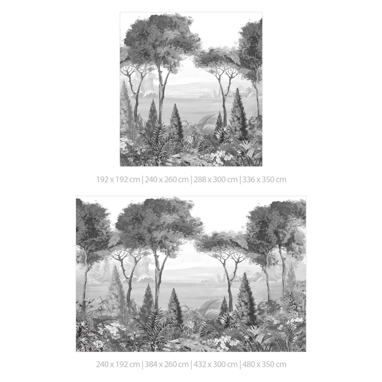 Fototapete Idyllische Pflanzenlandschaft - Ms Tiff 