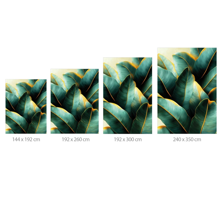 Fototapete Exotische Bananenblätter | Dschungel Tapete - Jaszke 
