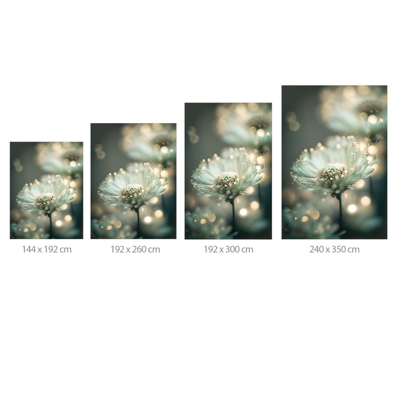 Fototapete Zartes Funkeln der Blüten | Romantische Blumentapete - Treechild 