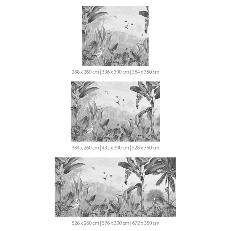 Sir Edward - Botanik - svartvit Fototapet 