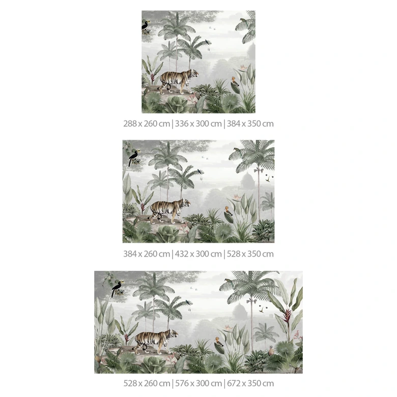 Sir Edward - Fotomural de Tigre en los trópicos 