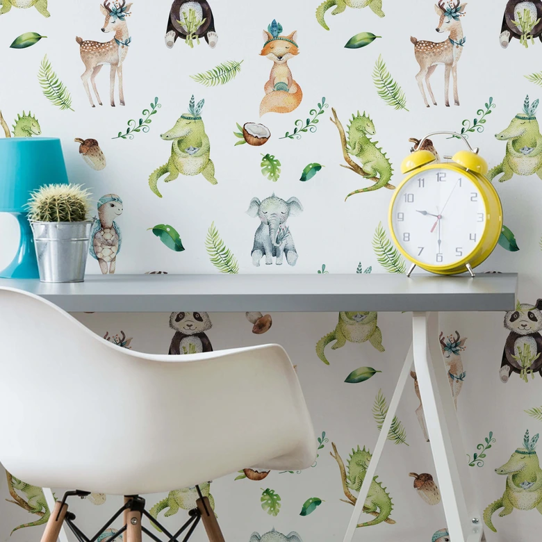 Mustertapete Kvilis - Wild Animals 