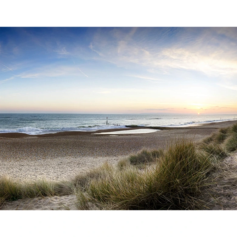 Fotobehang Strandpanorama 