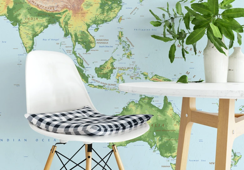 Wall Mural World Map 