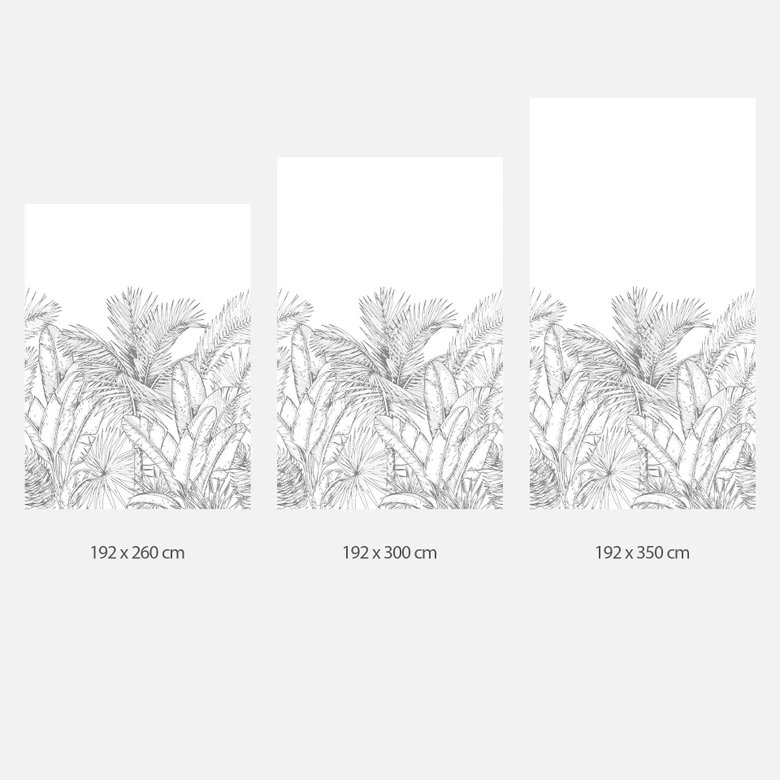 Fototapete Dschungel Illustration 