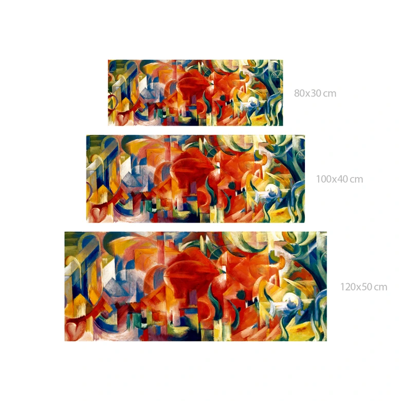 Tableau en verre - Formes joueuses - Panorama 