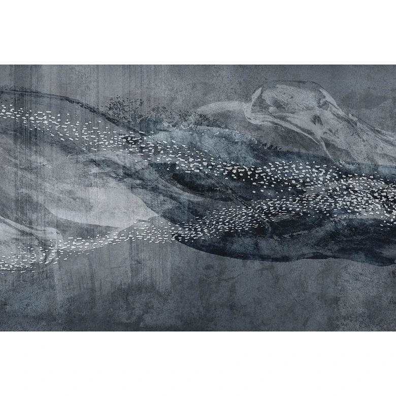 Guido Maria Kretschmer Fototapete Art Edition Deep Sea silber 