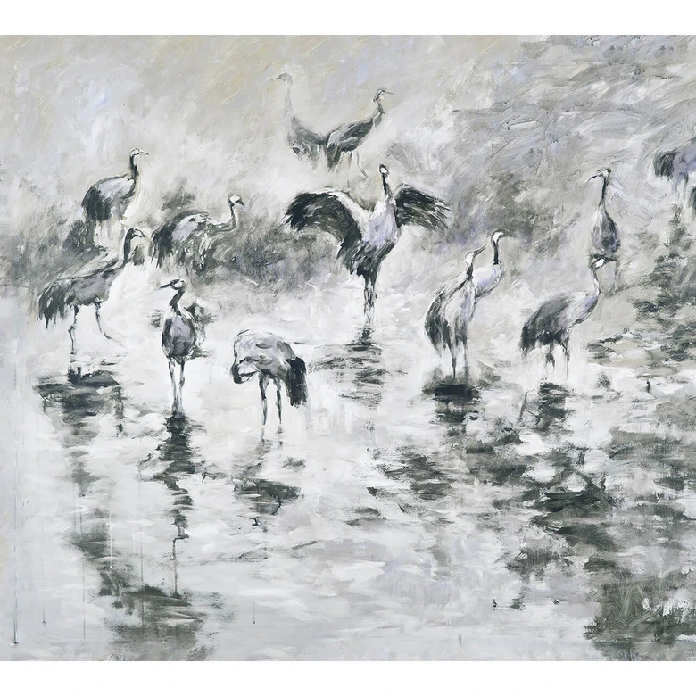 Guido Maria Kretschmer Fotobehang Art Edition Kraanvogels 