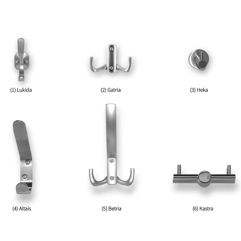 Muursticker Home sweet Home (2-kleurig) incl. 5 haken 