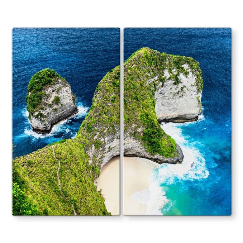 Herdabdeckplatte Felsenküste von Nusa Penida - Hugonnard 