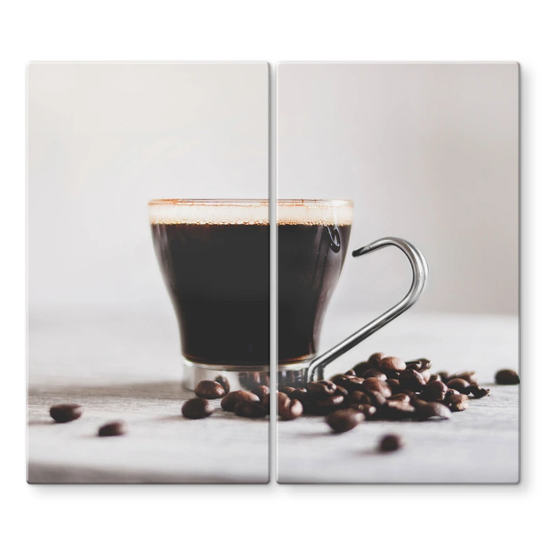Herdabdeckplatte - Kaffeepause 