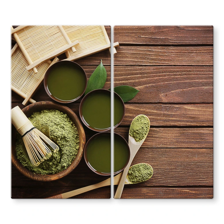 Dækplade til komfur - Matcha Tea 