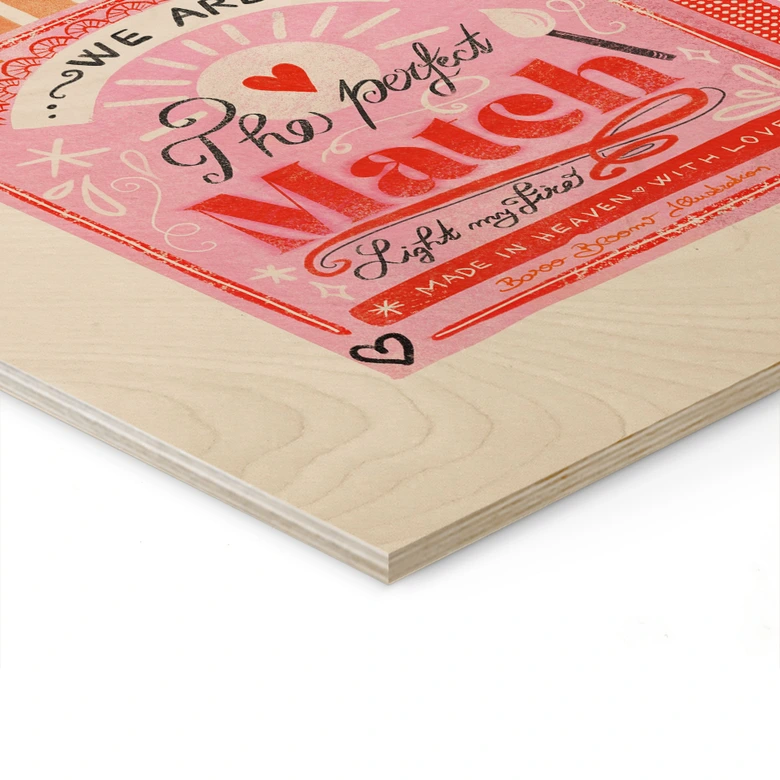 Holzbild The Perfect Match - Bloom 