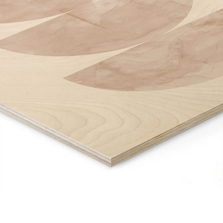 Holzbild Geometrisches Gleichgewicht - Abstrakte Komposition - Costa 