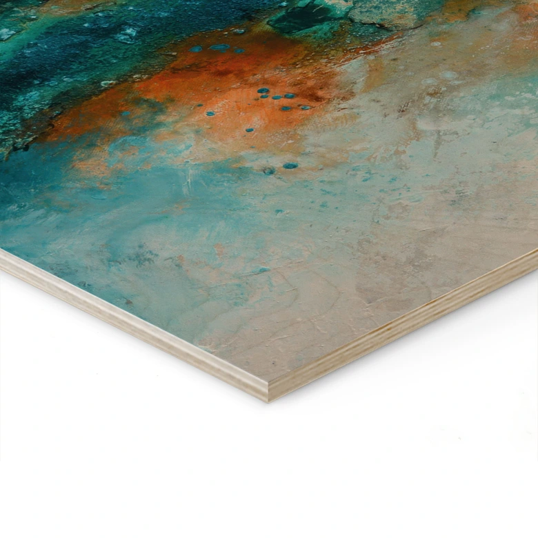 Houten Poster - Bevroren water - Fedrau 