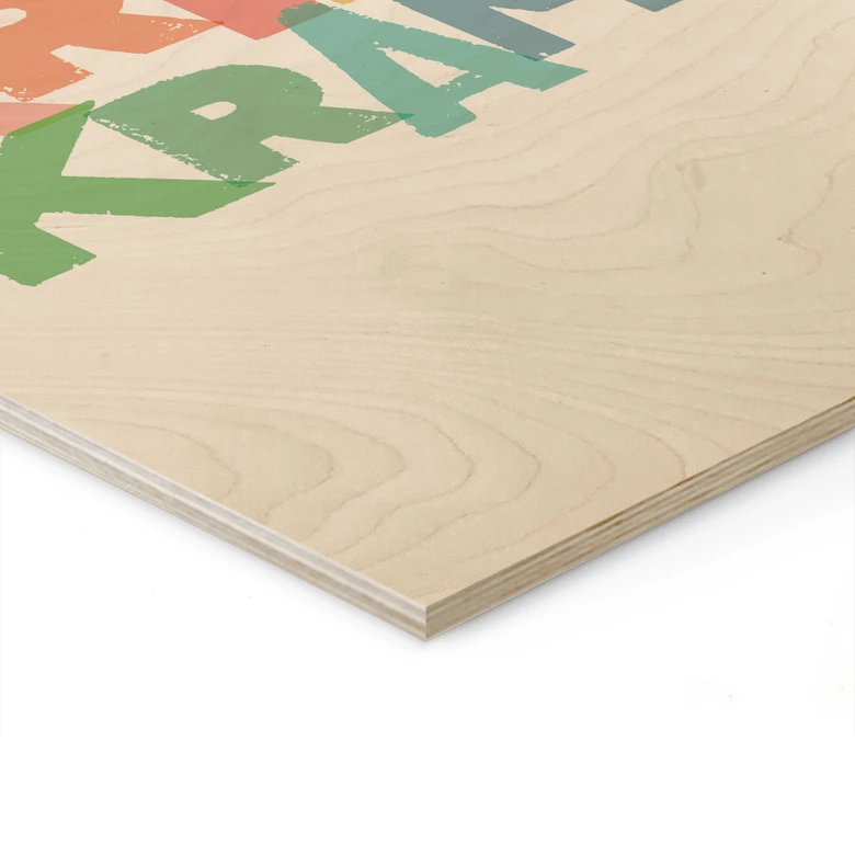 Holzbild Krimskrams 