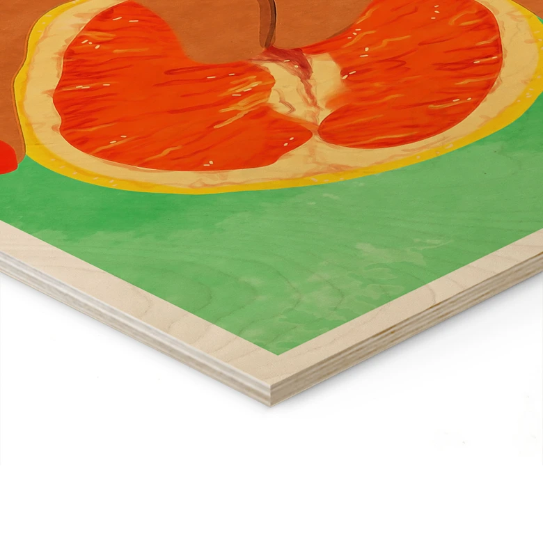 Holzbild Sinnliche Berührungen - Oltmanns 