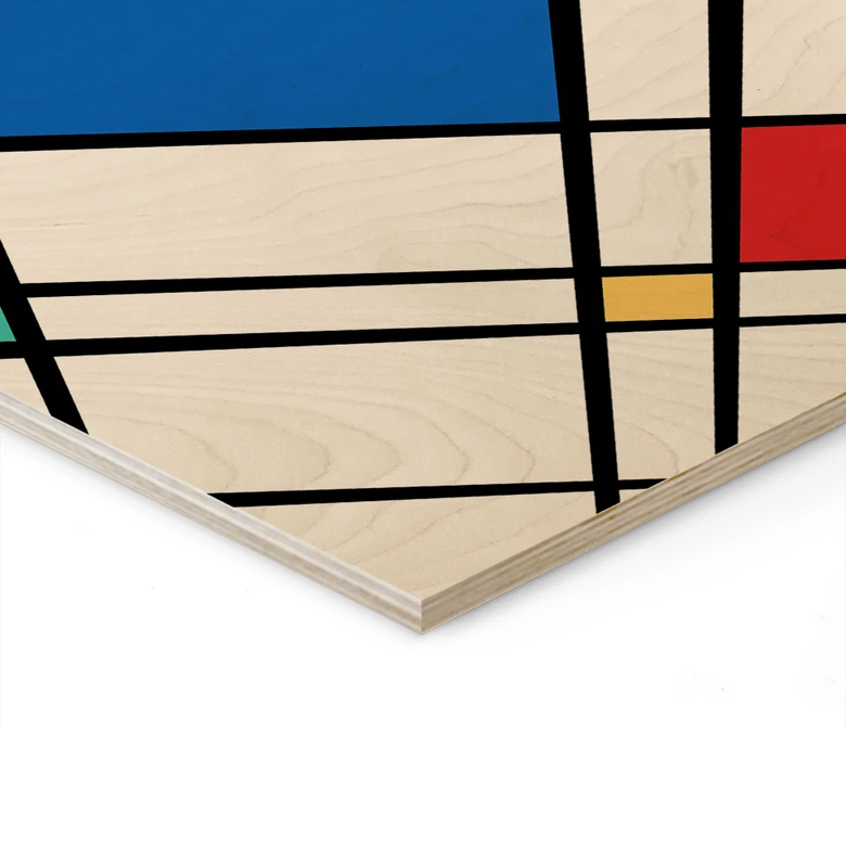 Plakat drewniany Retro wystawa Bauhaus 1923 - Retrodrome 