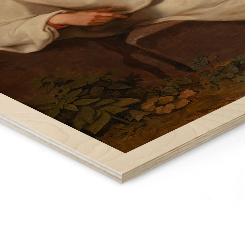 Tableau sur bois Tischbein - Goethe dans la Campagne romaine 