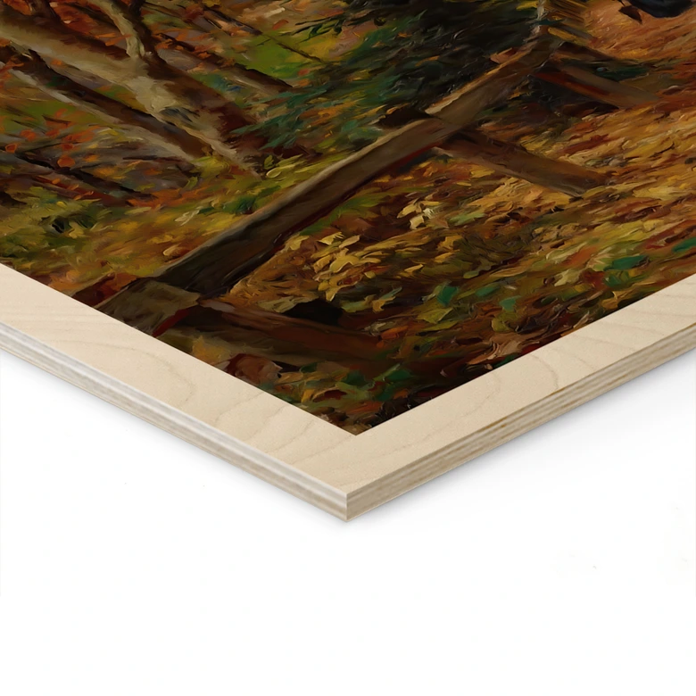 Holzbild Wisinger-Florian - Fallendes Laub 